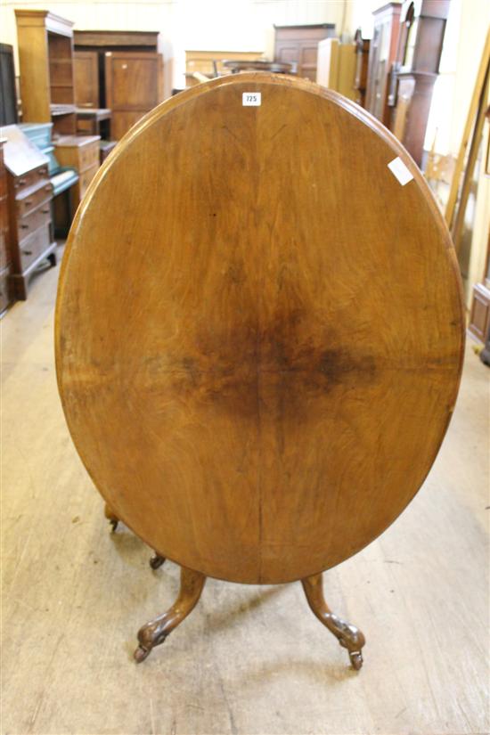 Victorian oval  loo table